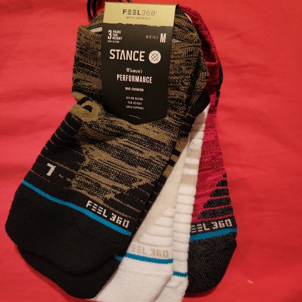 BNWT Women's Stance Performance Socks M (sz 8-10.5) - Picture 4 of 5